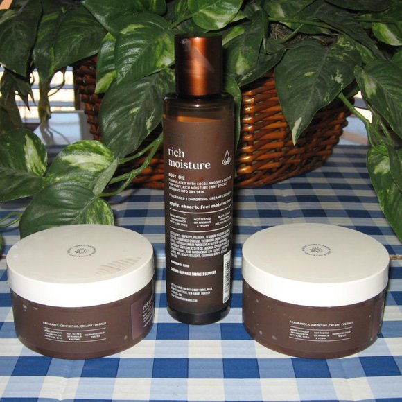 BBW Coco Shea Rich Moisture Body Oil & Body Butter Lot of 3 New - Picture 3 of 3